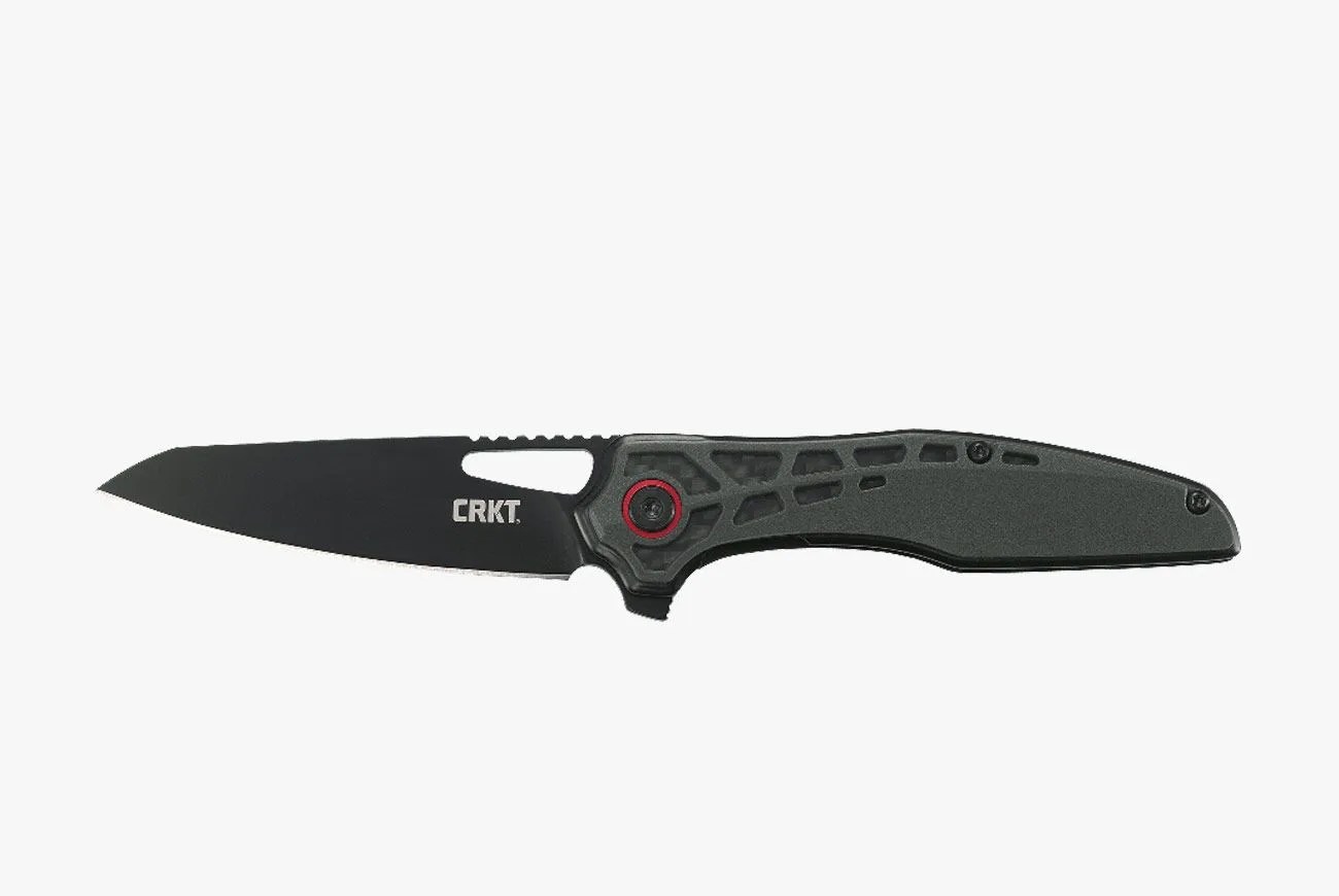 crkt thero black folding pocket knife