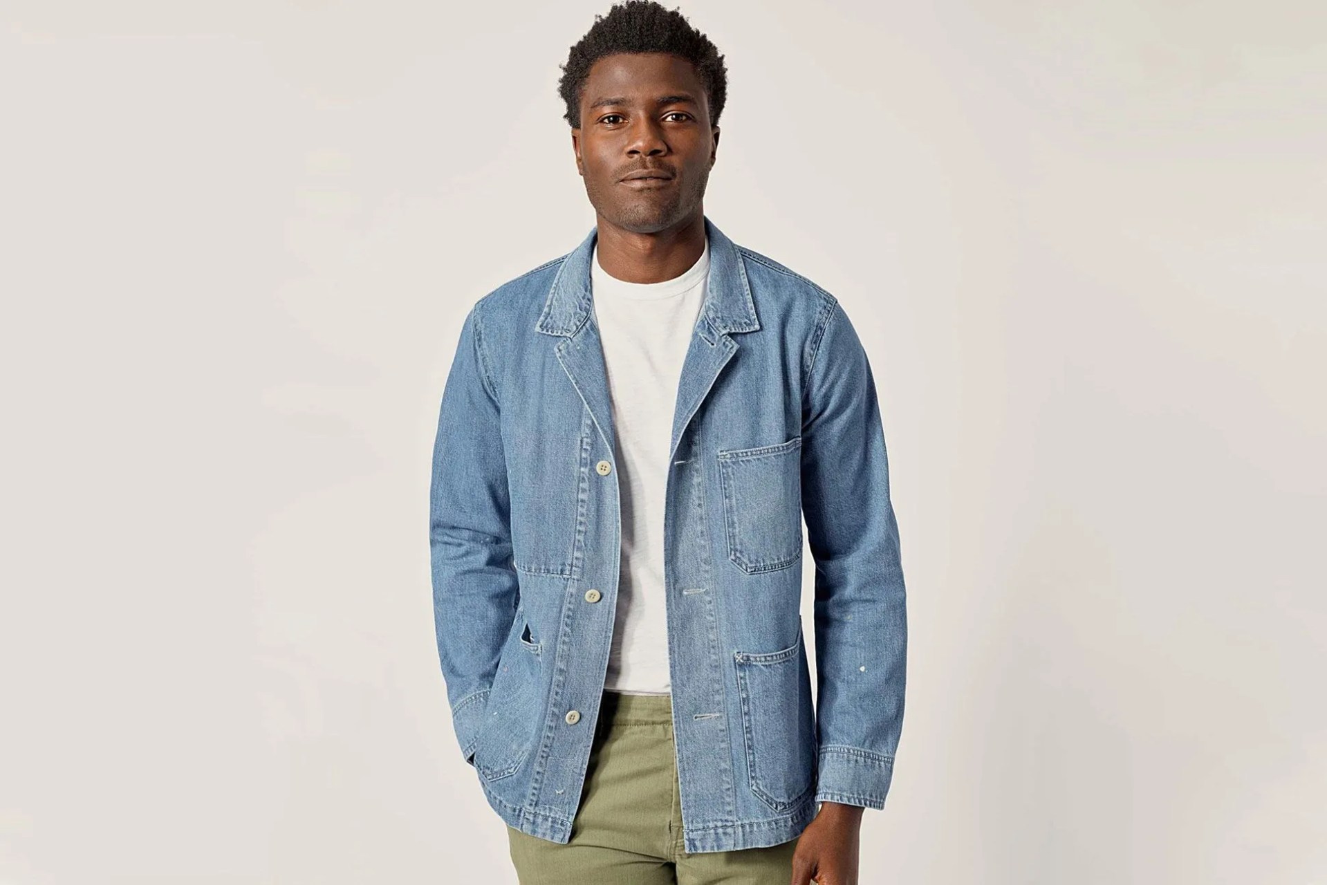 buck mason washed out denim