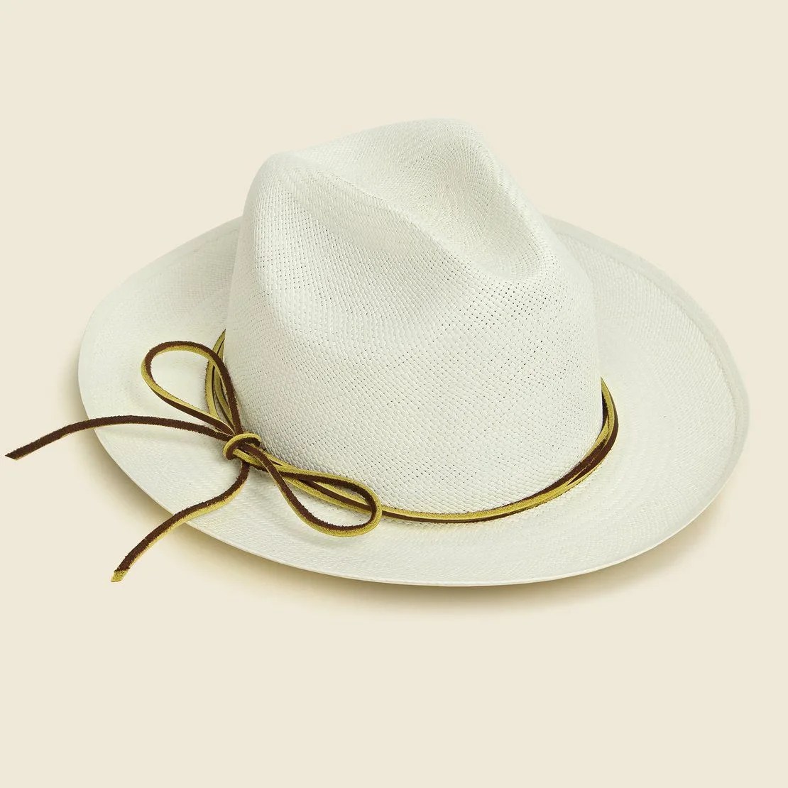 white panama hat