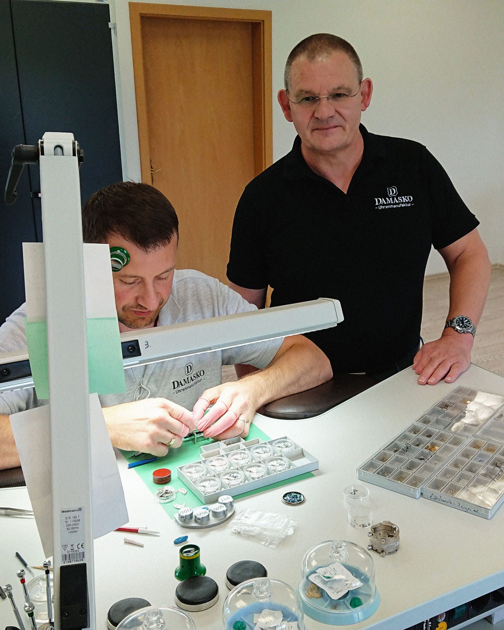 damasko watches watchmaking desk