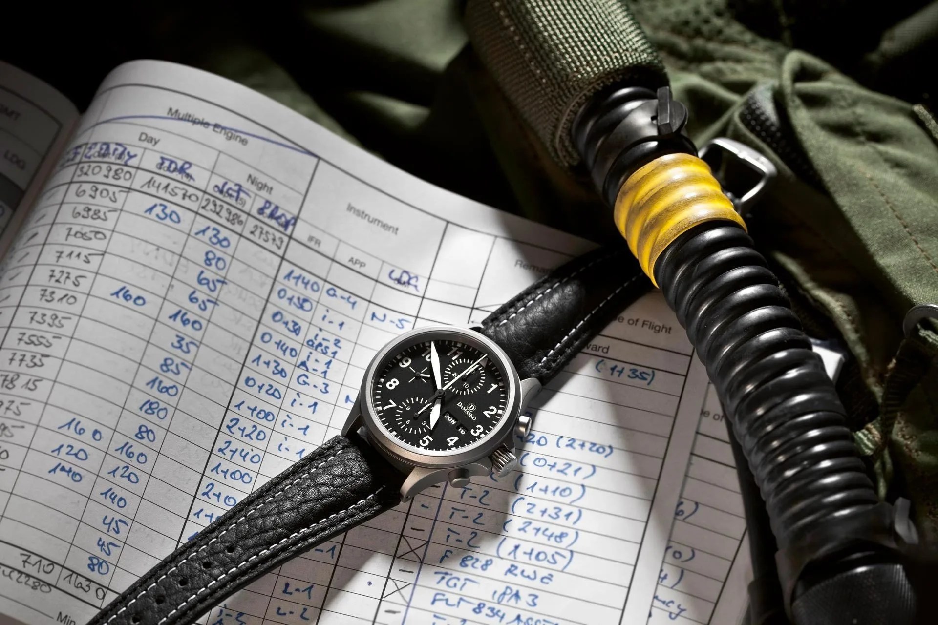 damasko watches desk aviation