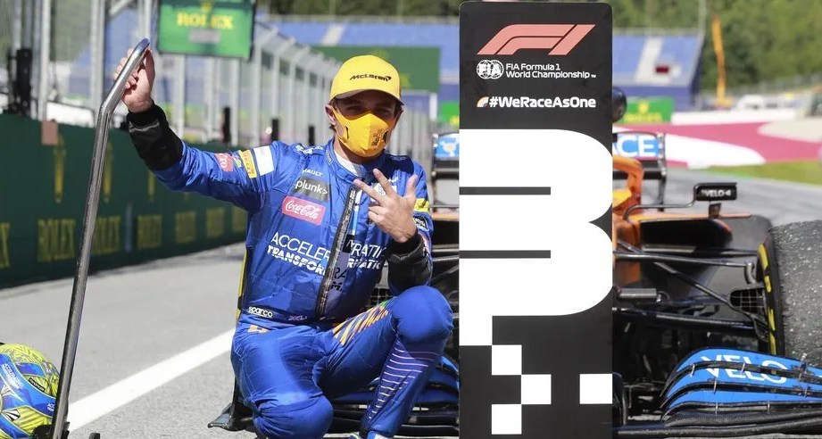 u mask mclaren f1 racing lando norris