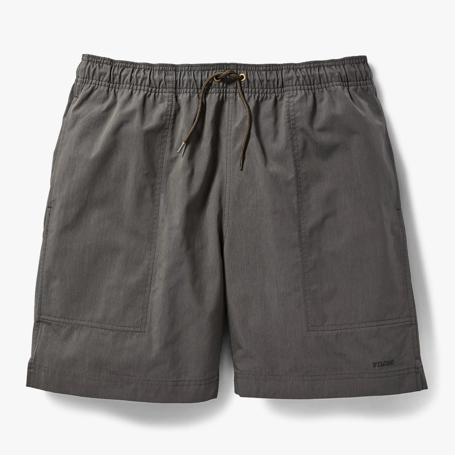 grey shorts