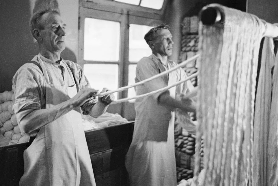 preparing the flax