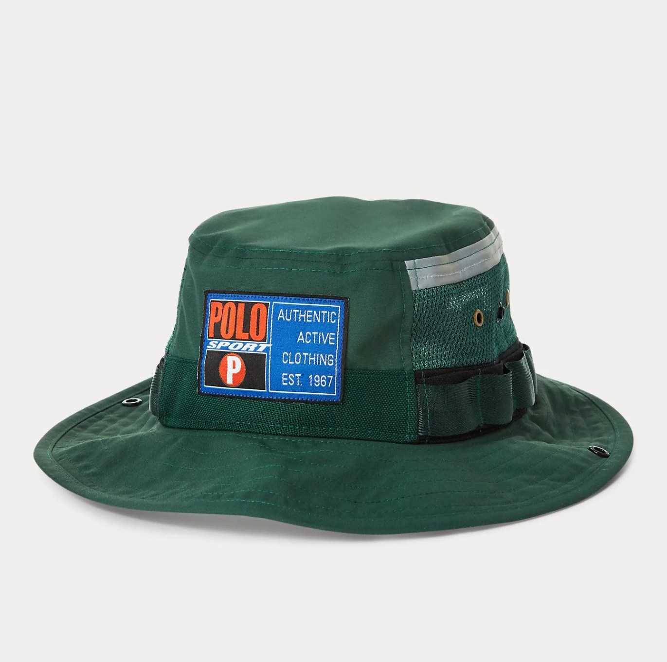 green bucket hat