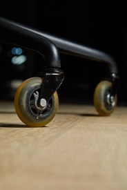 rollerblade wheels on chair