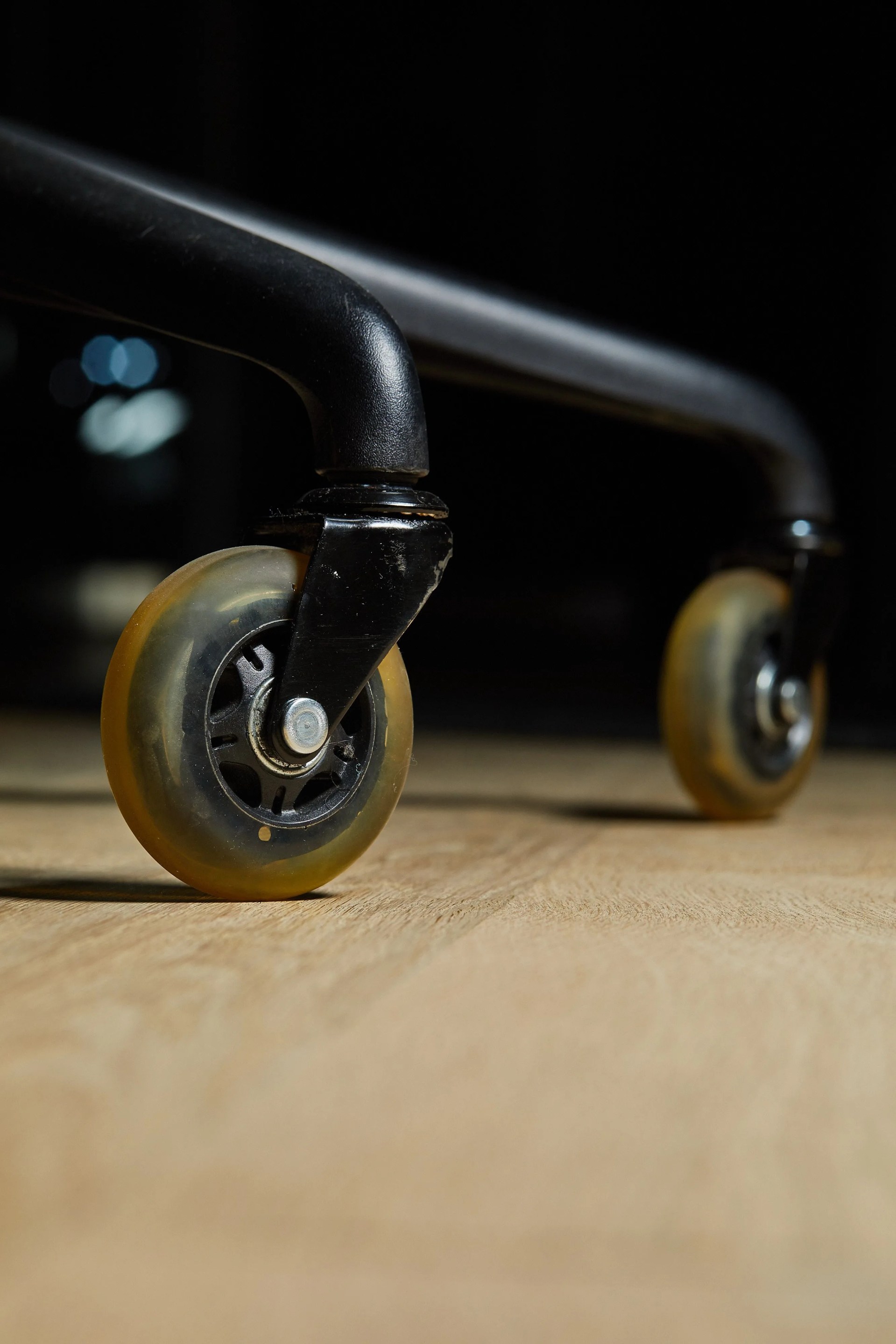 rollerblade wheels on chair