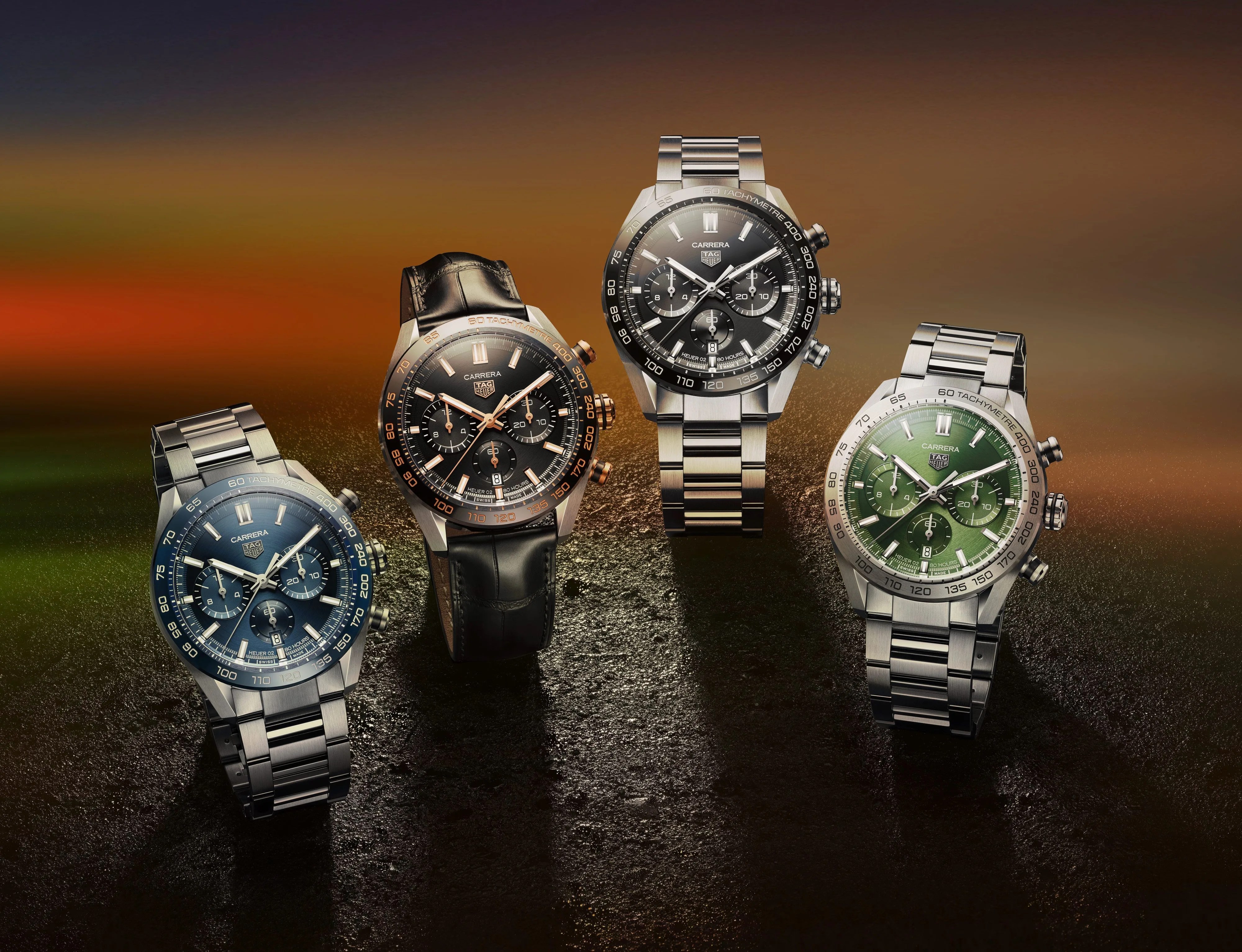 tag heuer chronographs