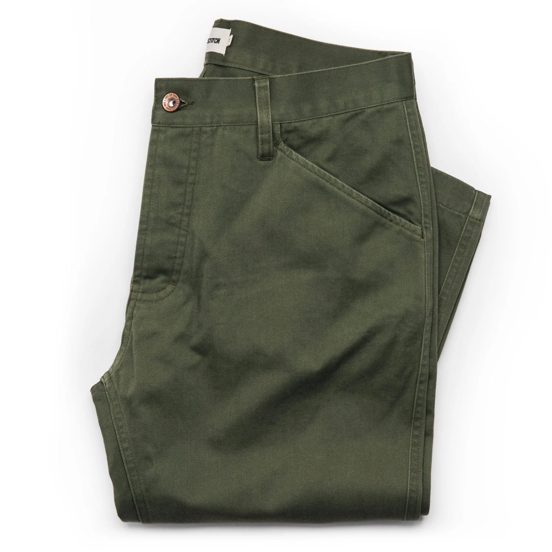 green pants