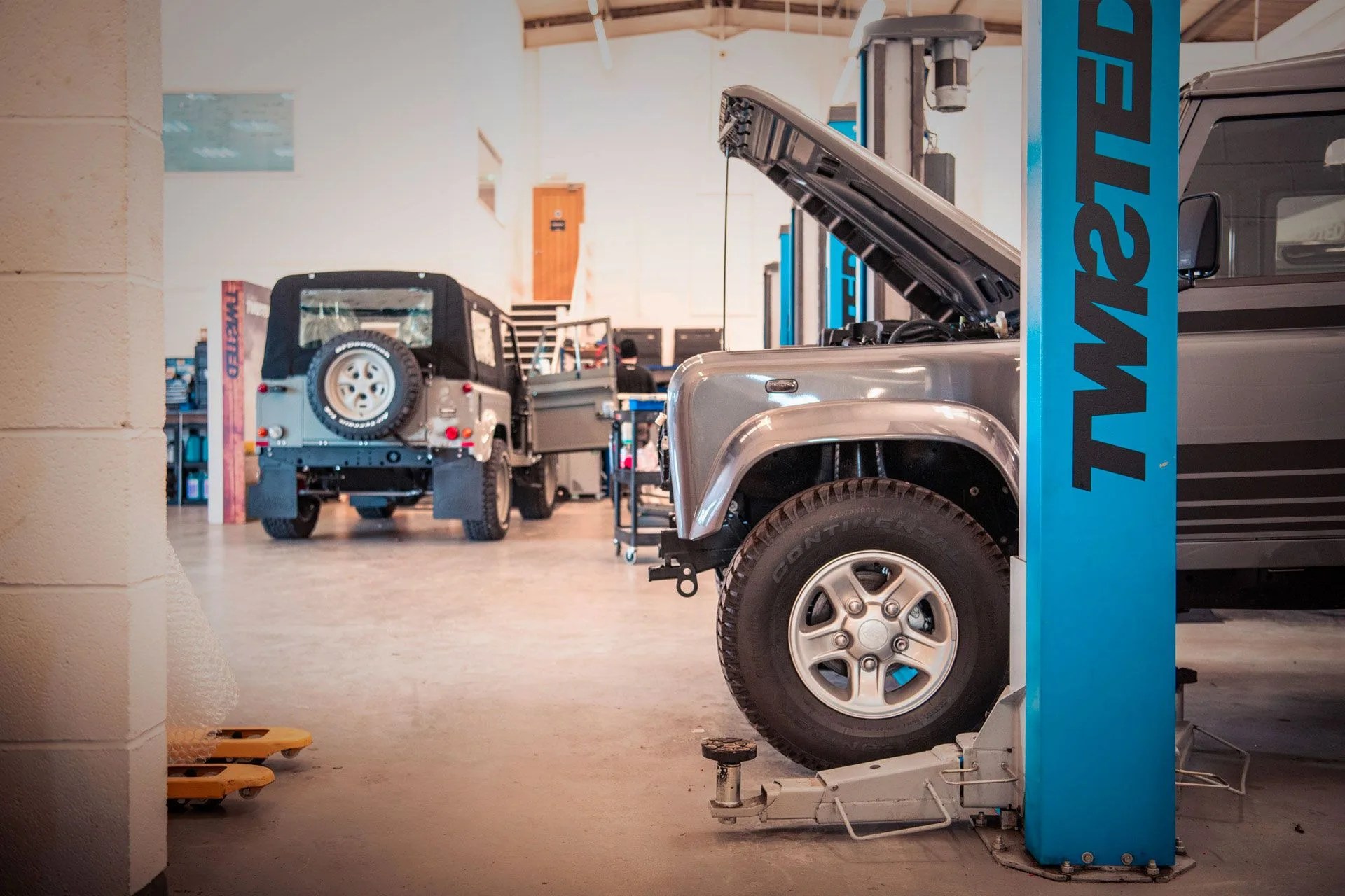 twisted land rover defender ev