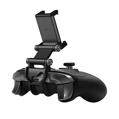 a phone clip attached to an xbox controller