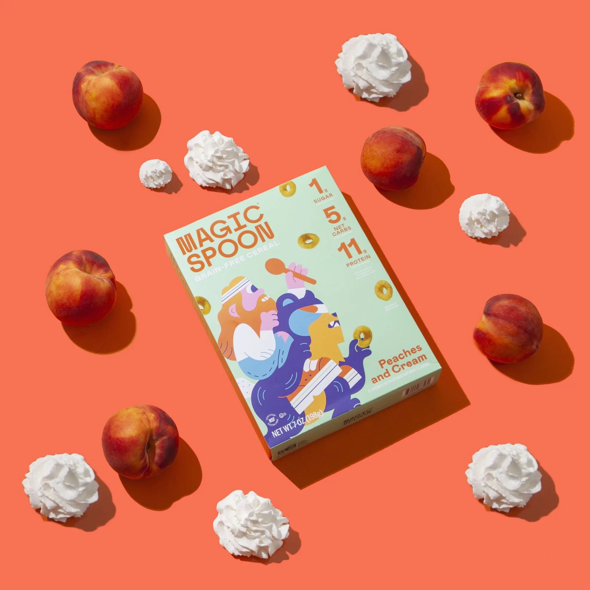 magic spoon peaches and cream cereal