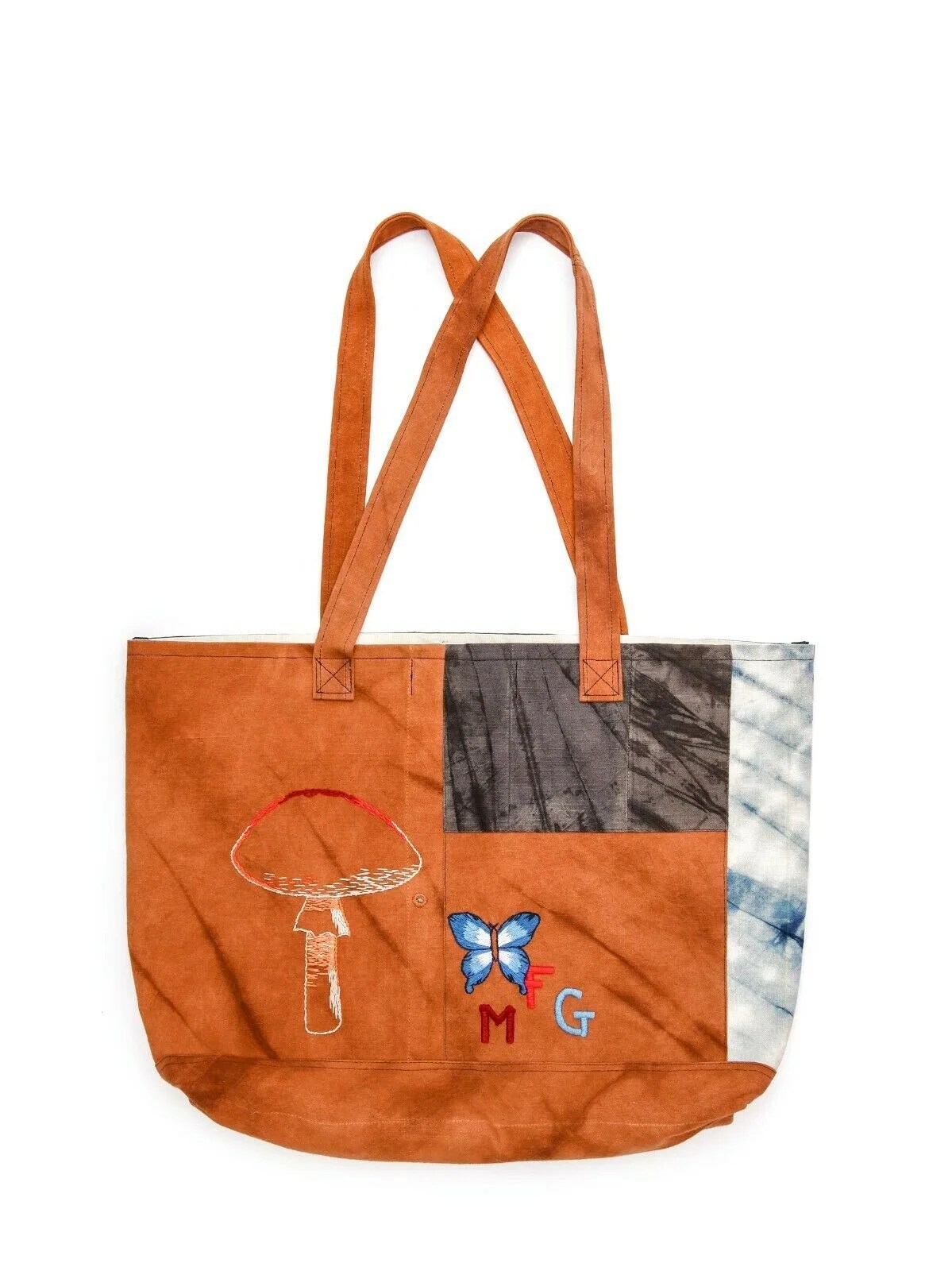 orange tote bag