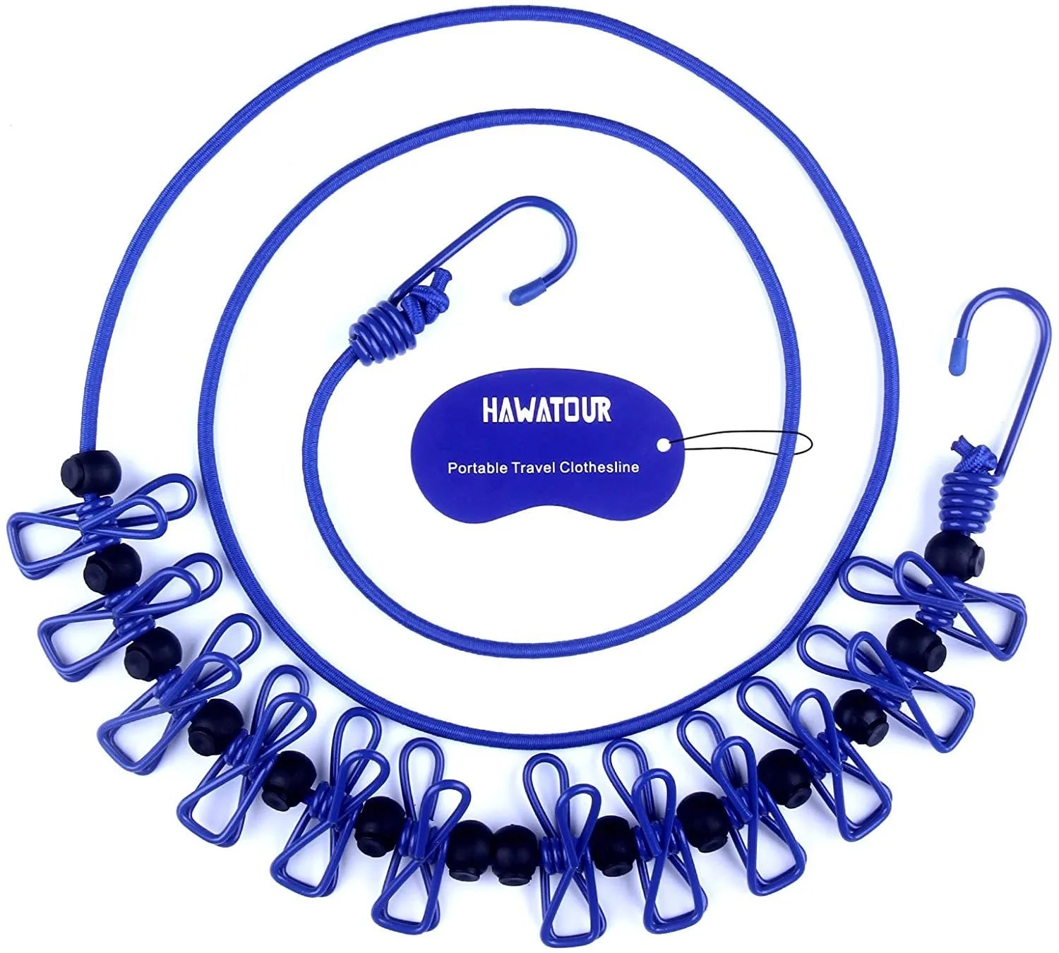 blue clothesline