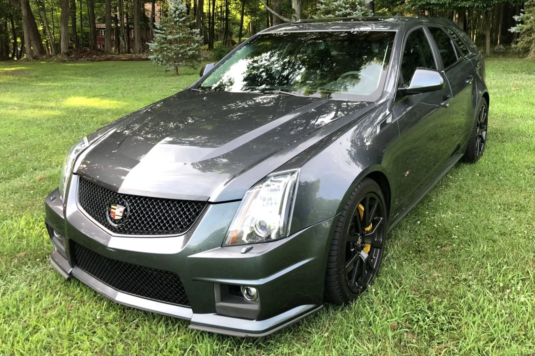 cadillac cts v wagon in gray