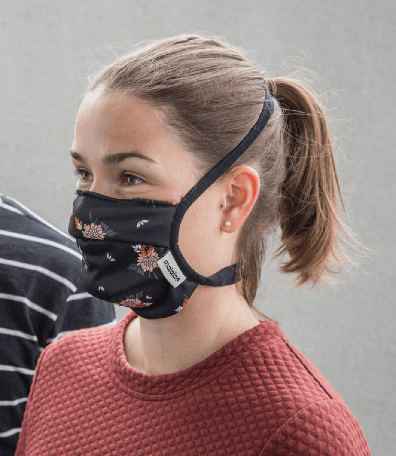 maloja reusable mask printed