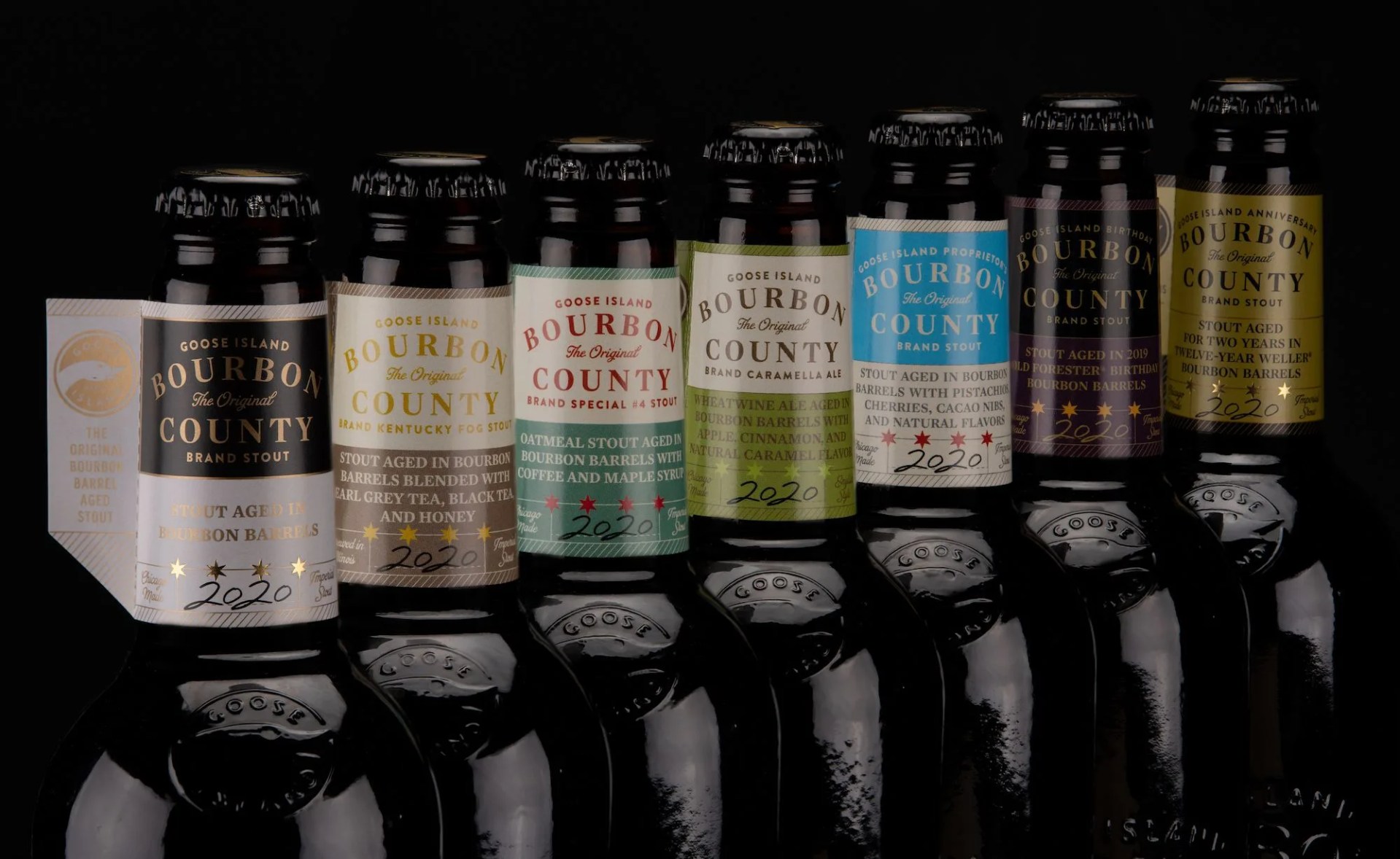 goose island barrel house beers lineup