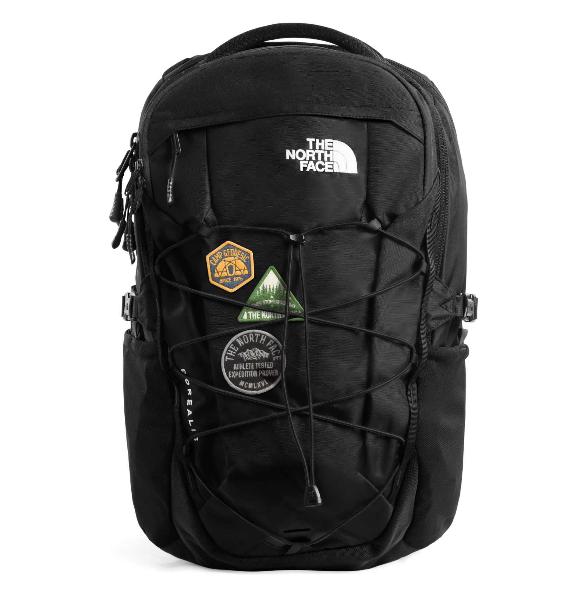Black Backpack with patches