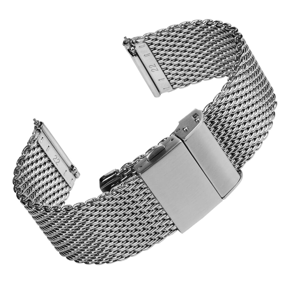 steel mesh watch bracelet