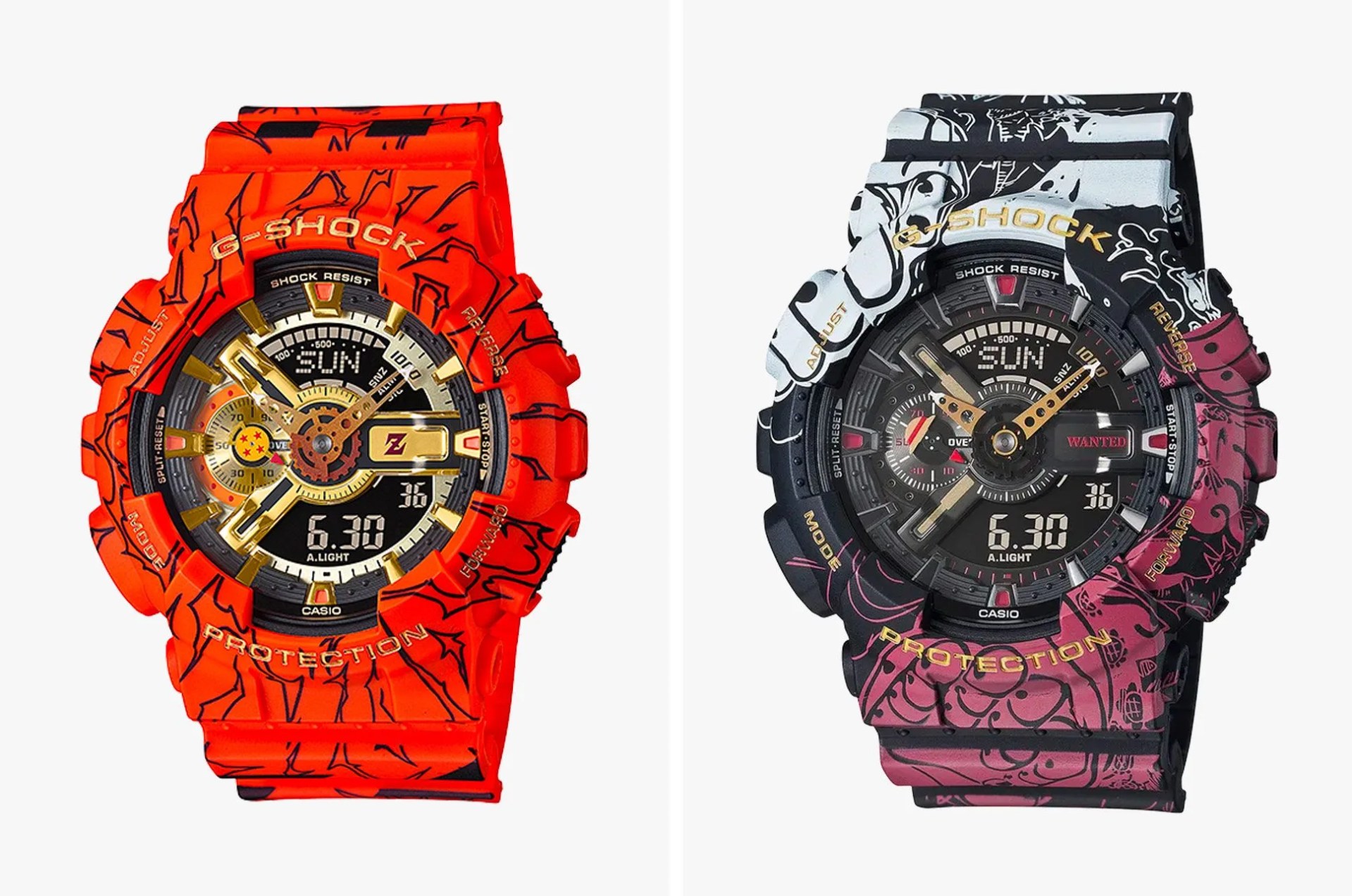 g shock one piece and dragon ball z gear patrol lead full