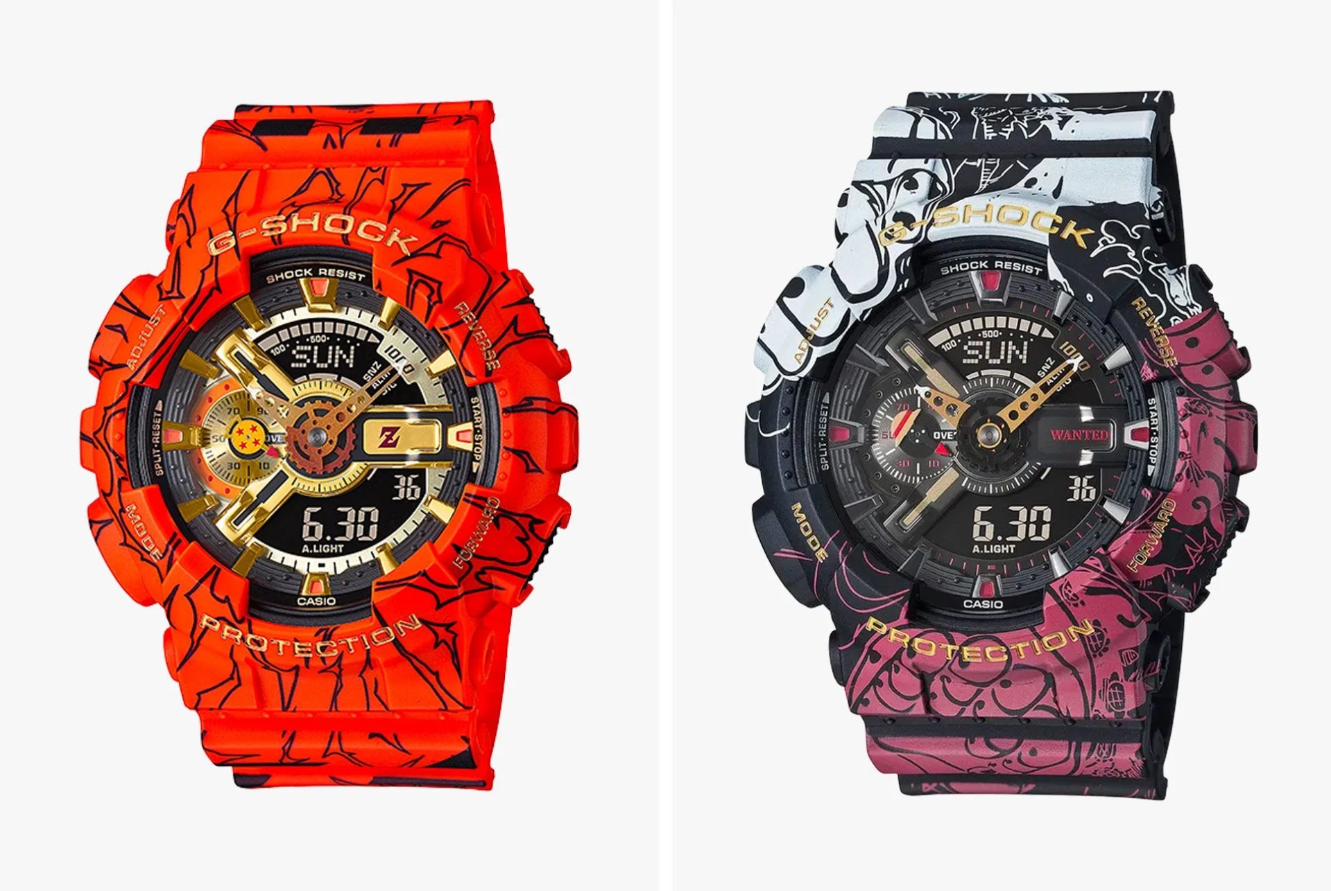 g shock one piece and dragon ball z gear patrol lead full