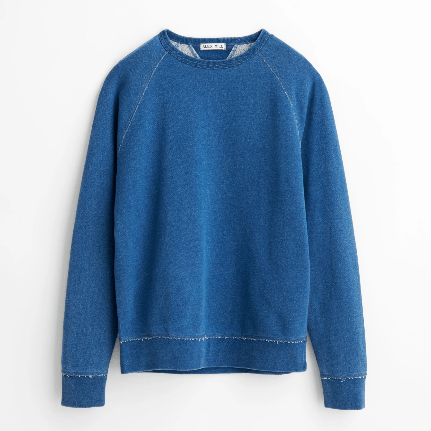 blue sweatshirt