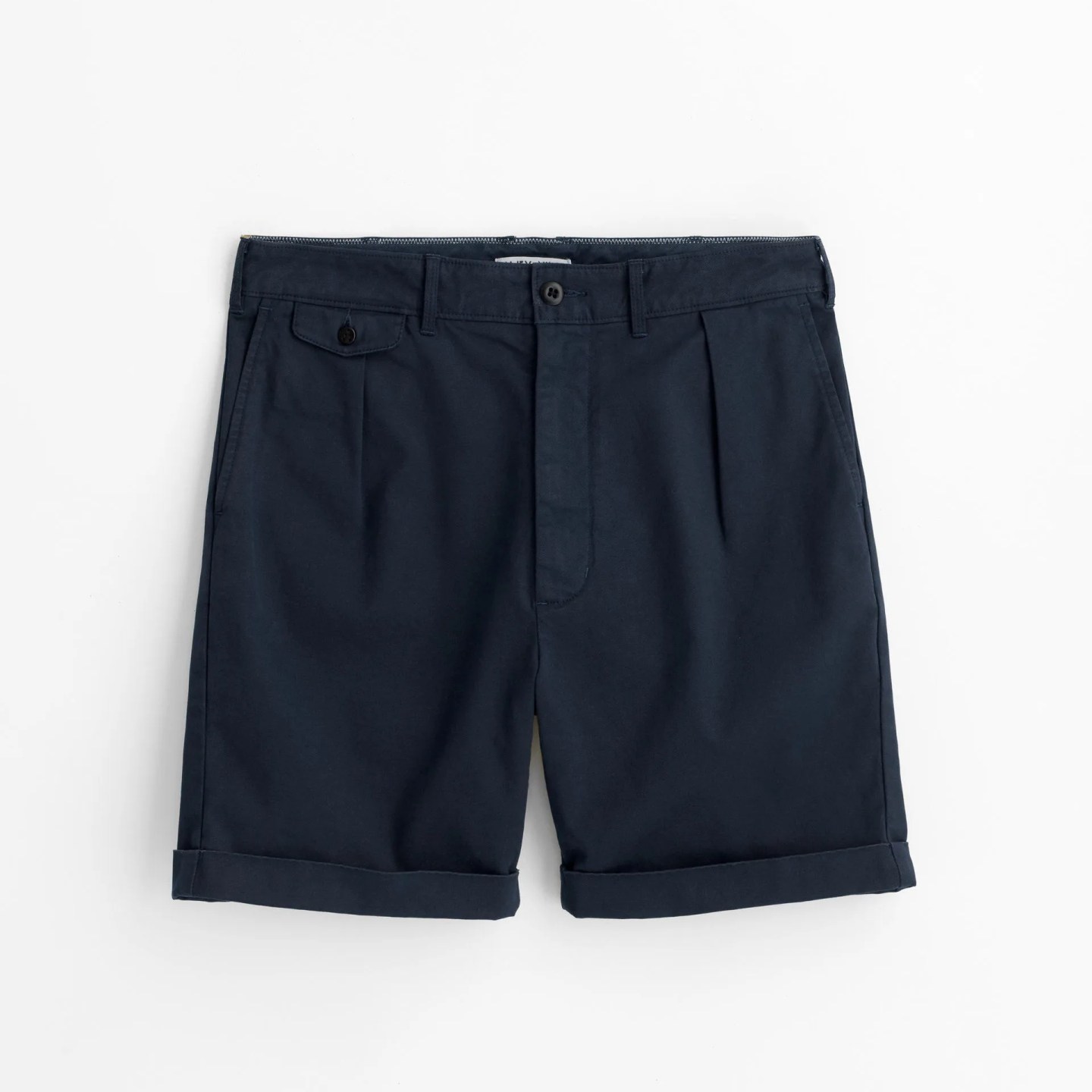 blue shorts