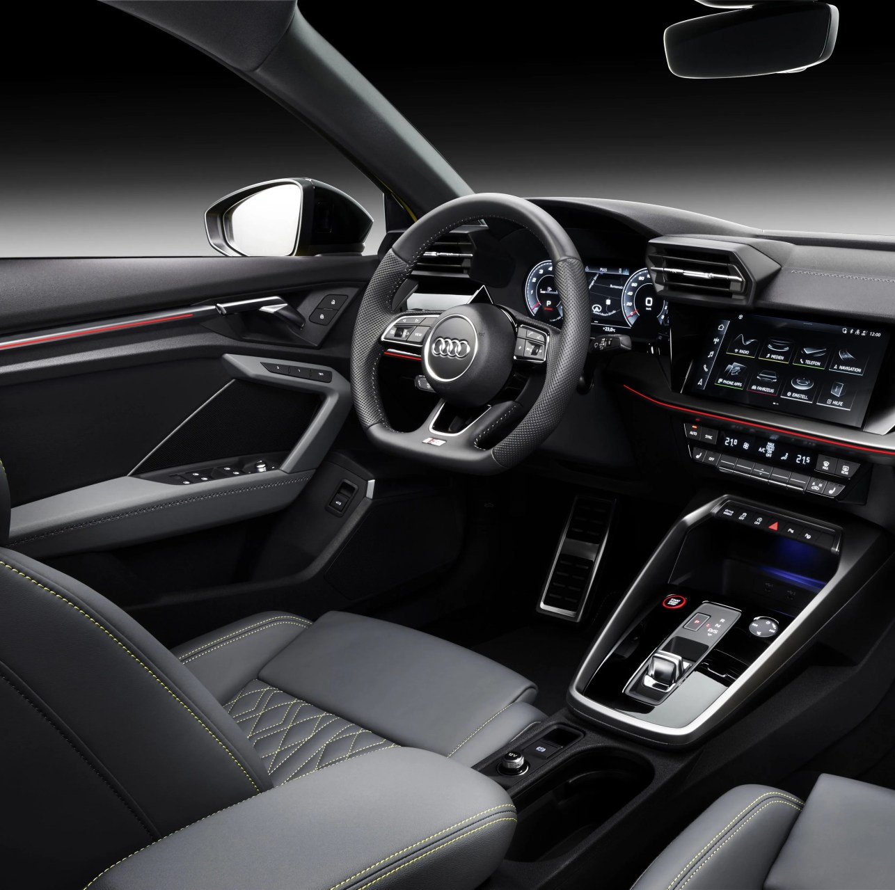 audi s3 interior