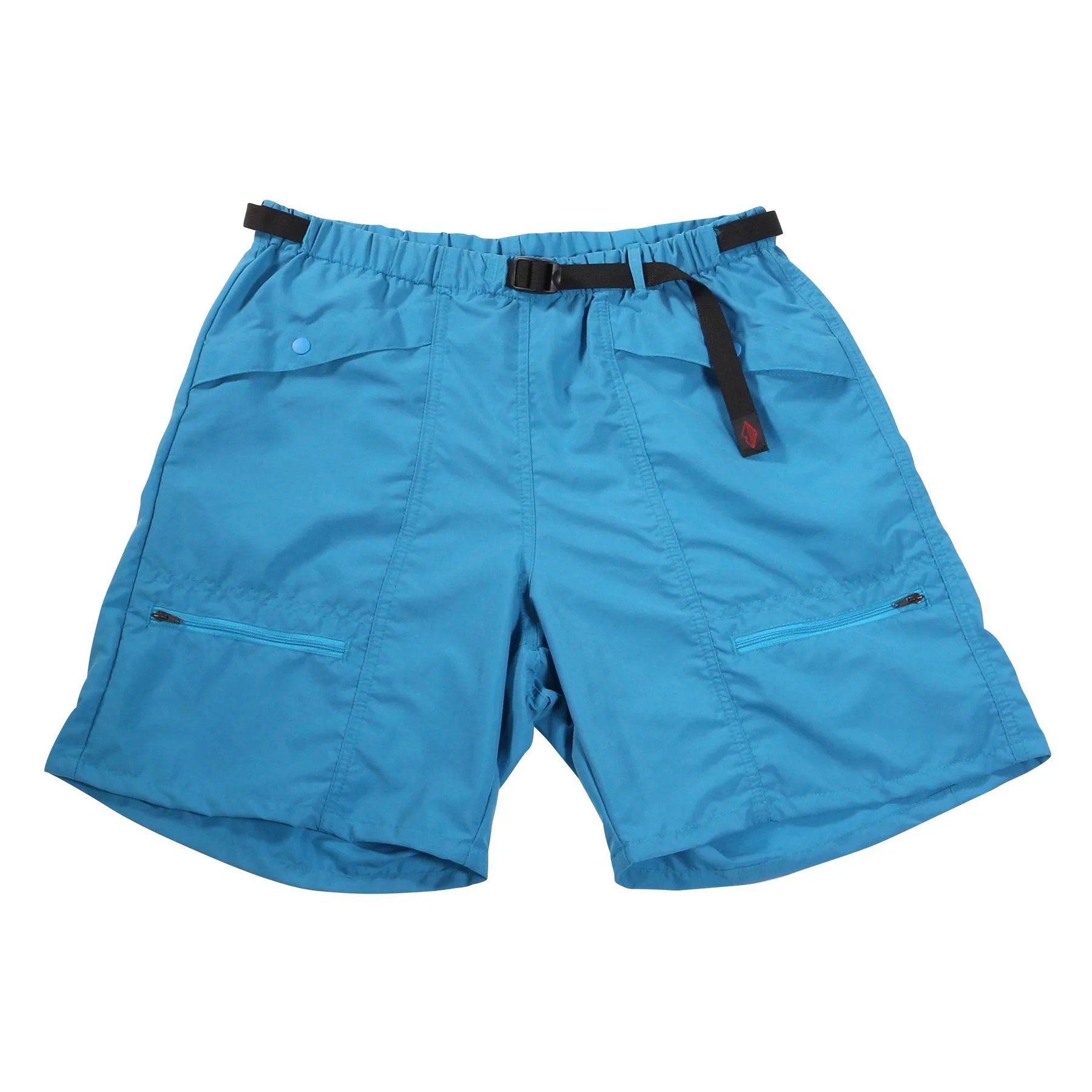 blue shorts