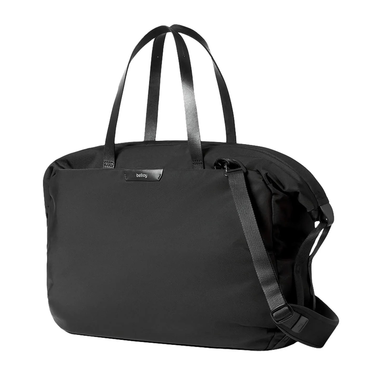 black duffel bag