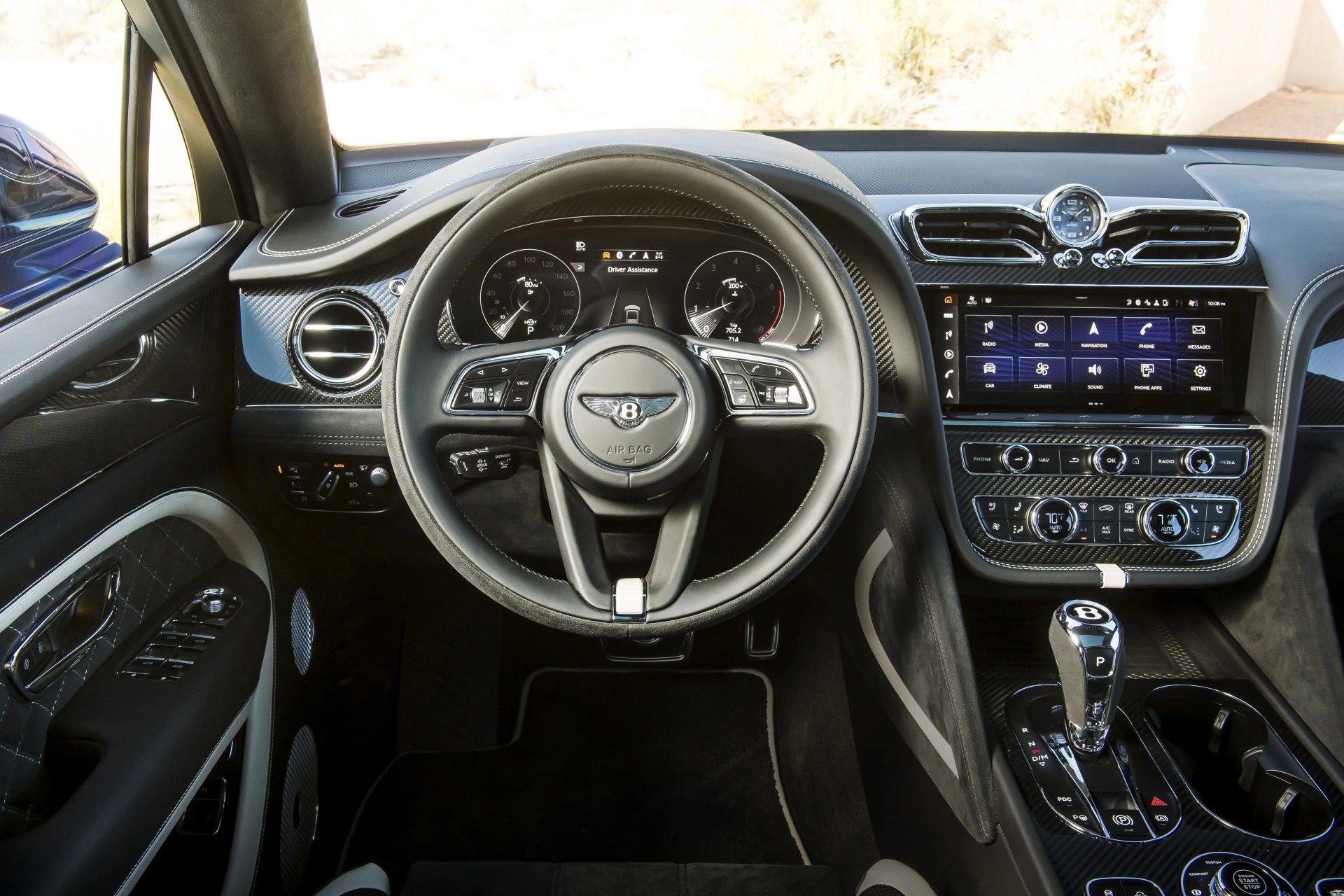 bentley bentayga speed interior