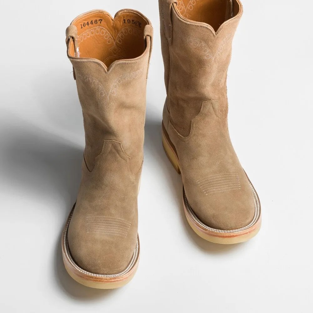 suede cowboy boots