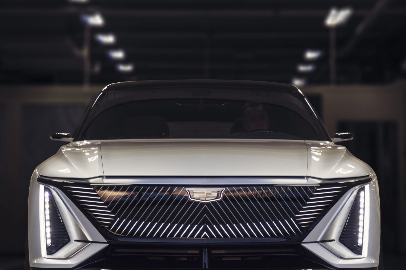 cadillac lyriq pairs next generation battery technology with a bold design statement which introduces a new face, proportion and presence for the brand’s new generation of evsimages display show car, not for sale some features shown may not be available on actual production model