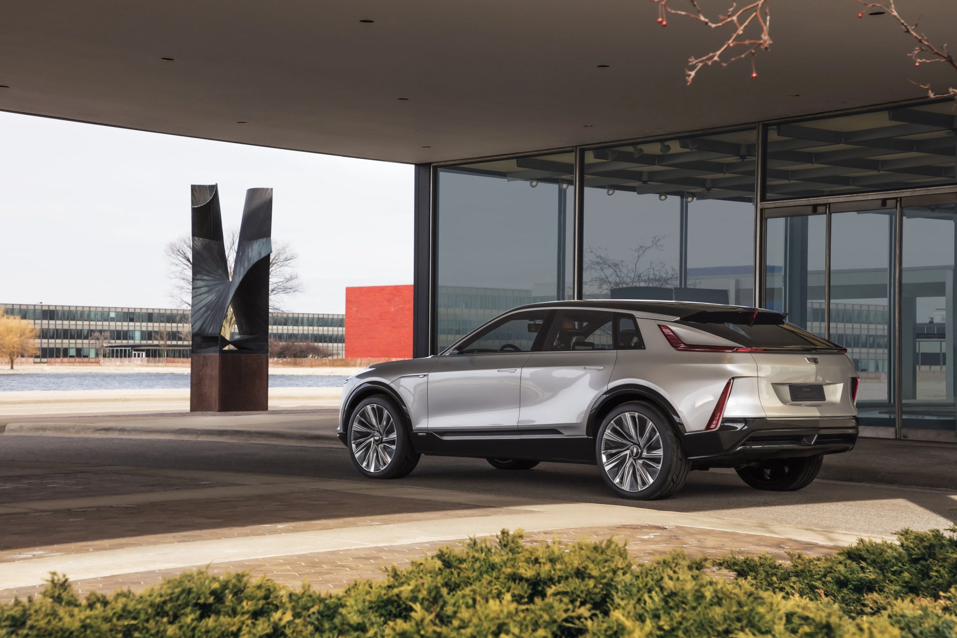 cadillac lyriq pairs next generation battery technology with a bold design statement which introduces a new face, proportion and presence for the brand’s new generation of evsimages display show car, not for sale some features shown may not be available on actual production model