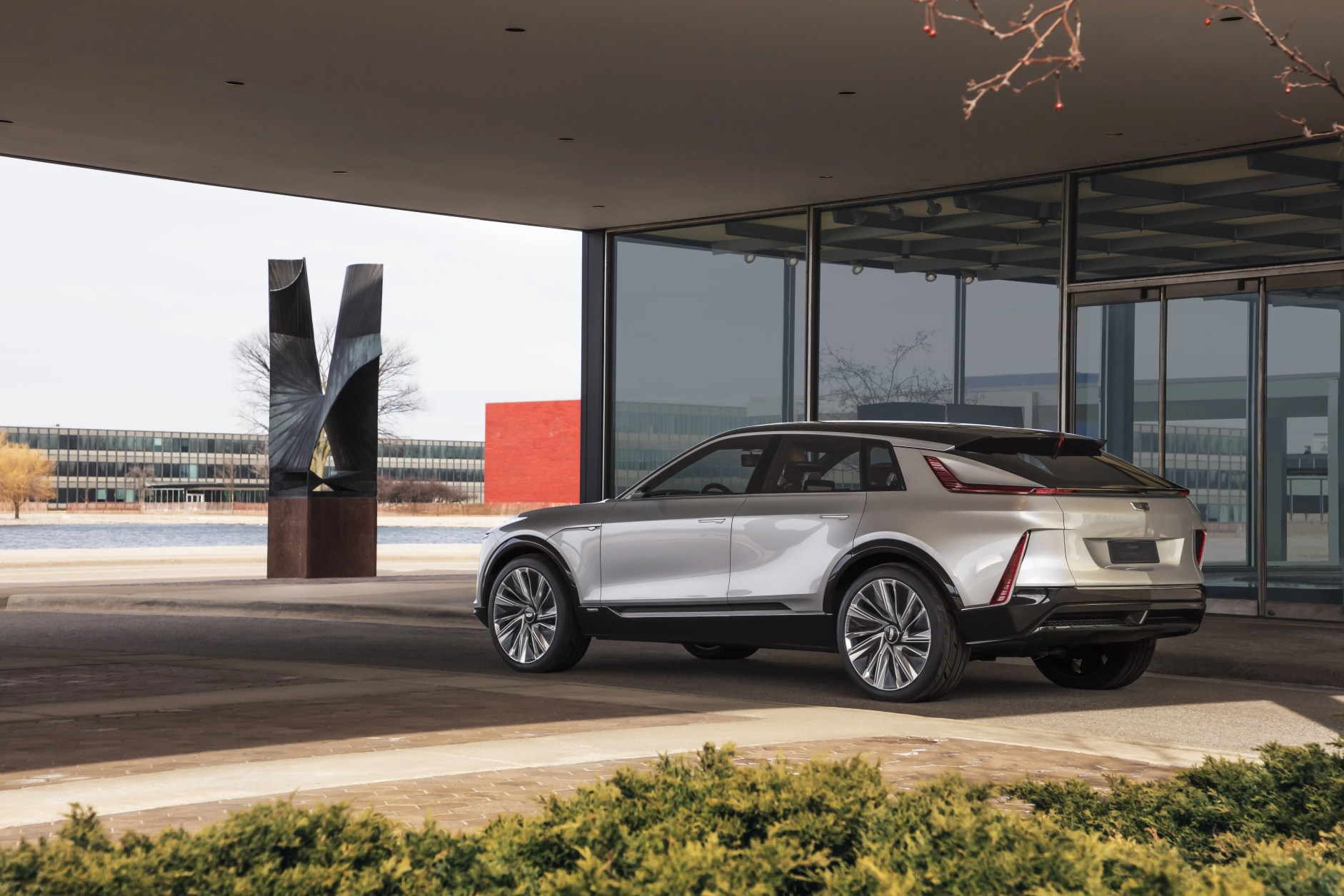 cadillac lyriq pairs next generation battery technology with a bold design statement which introduces a new face, proportion and presence for the brand’s new generation of evsimages display show car, not for sale some features shown may not be available on actual production model