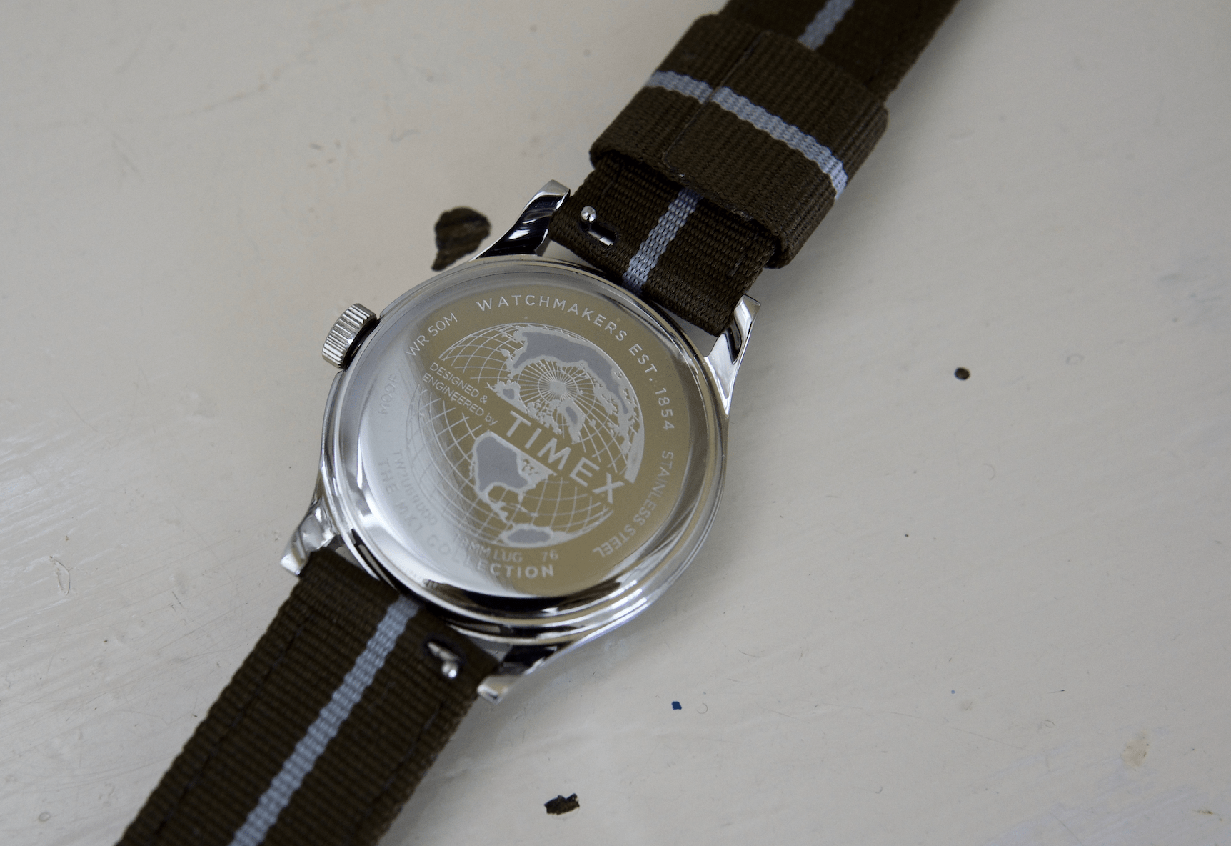 timex mk 1 mechanical case back