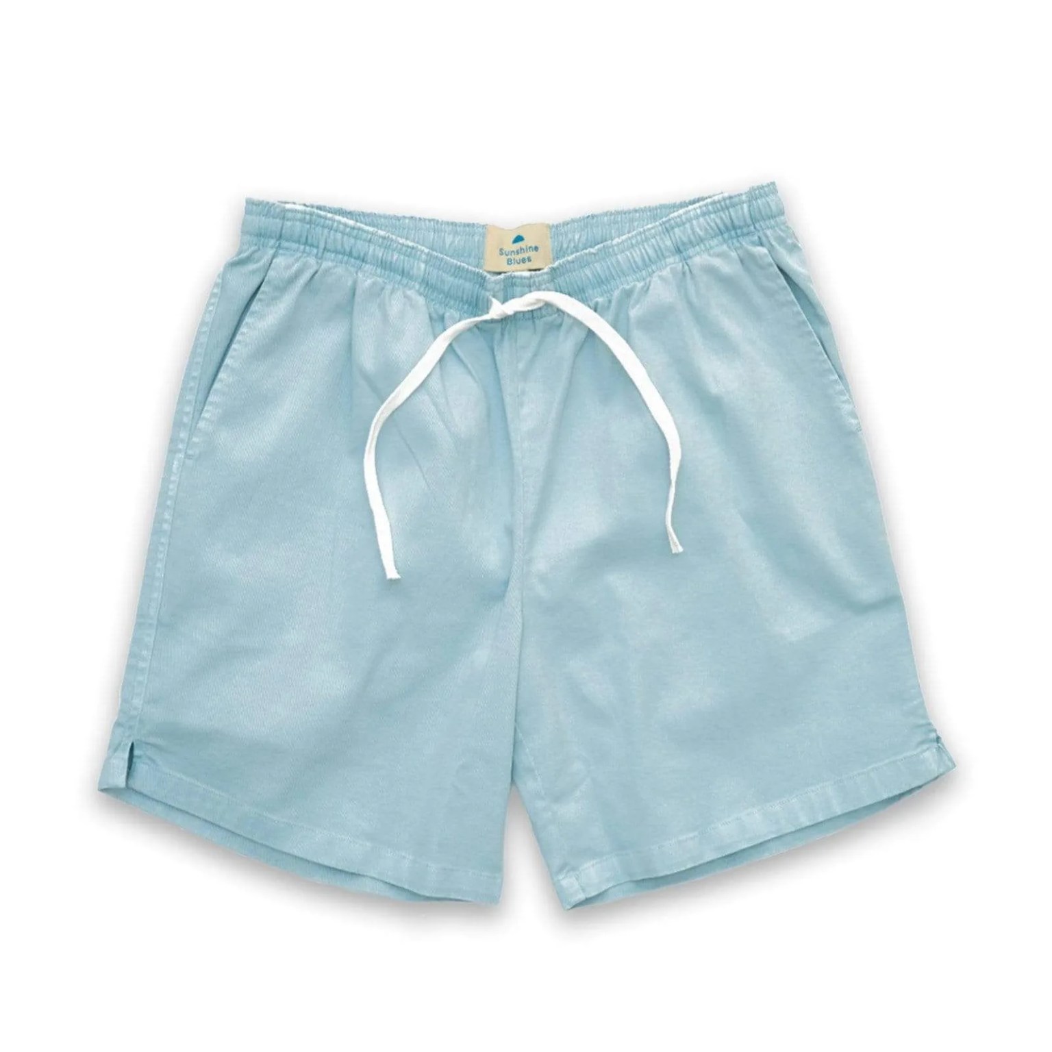 blue shorts