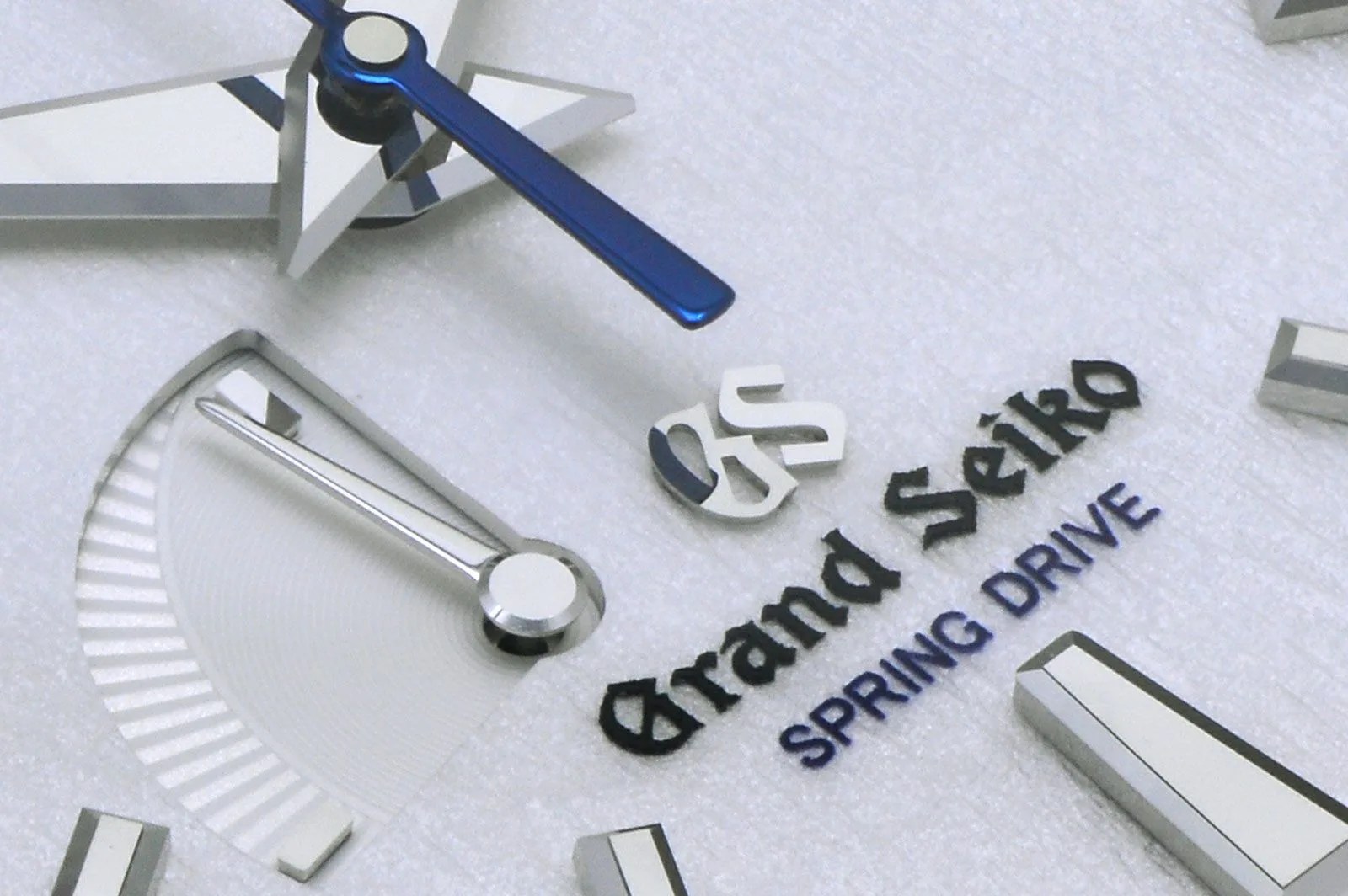 grand seiko spring drive dial closeup