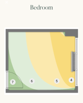 steward plant map bedroom