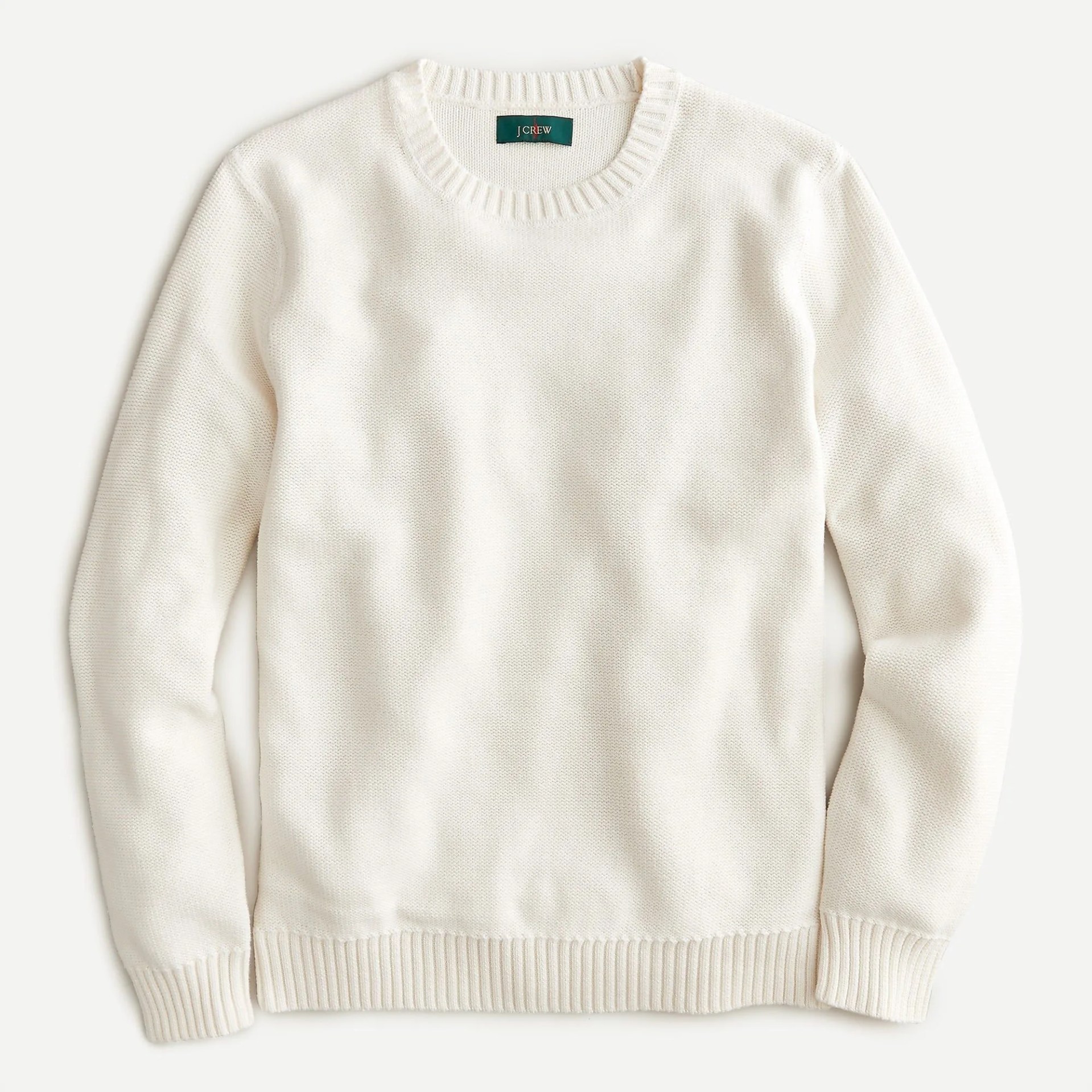 white sweater