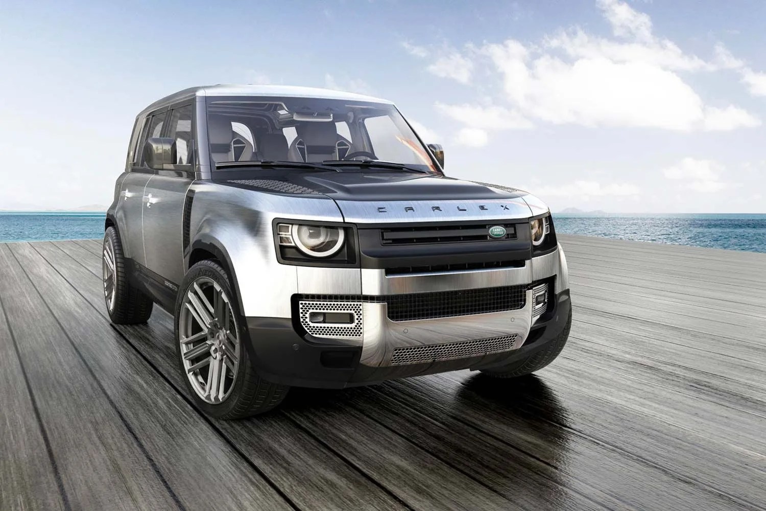 land rover defender yachting