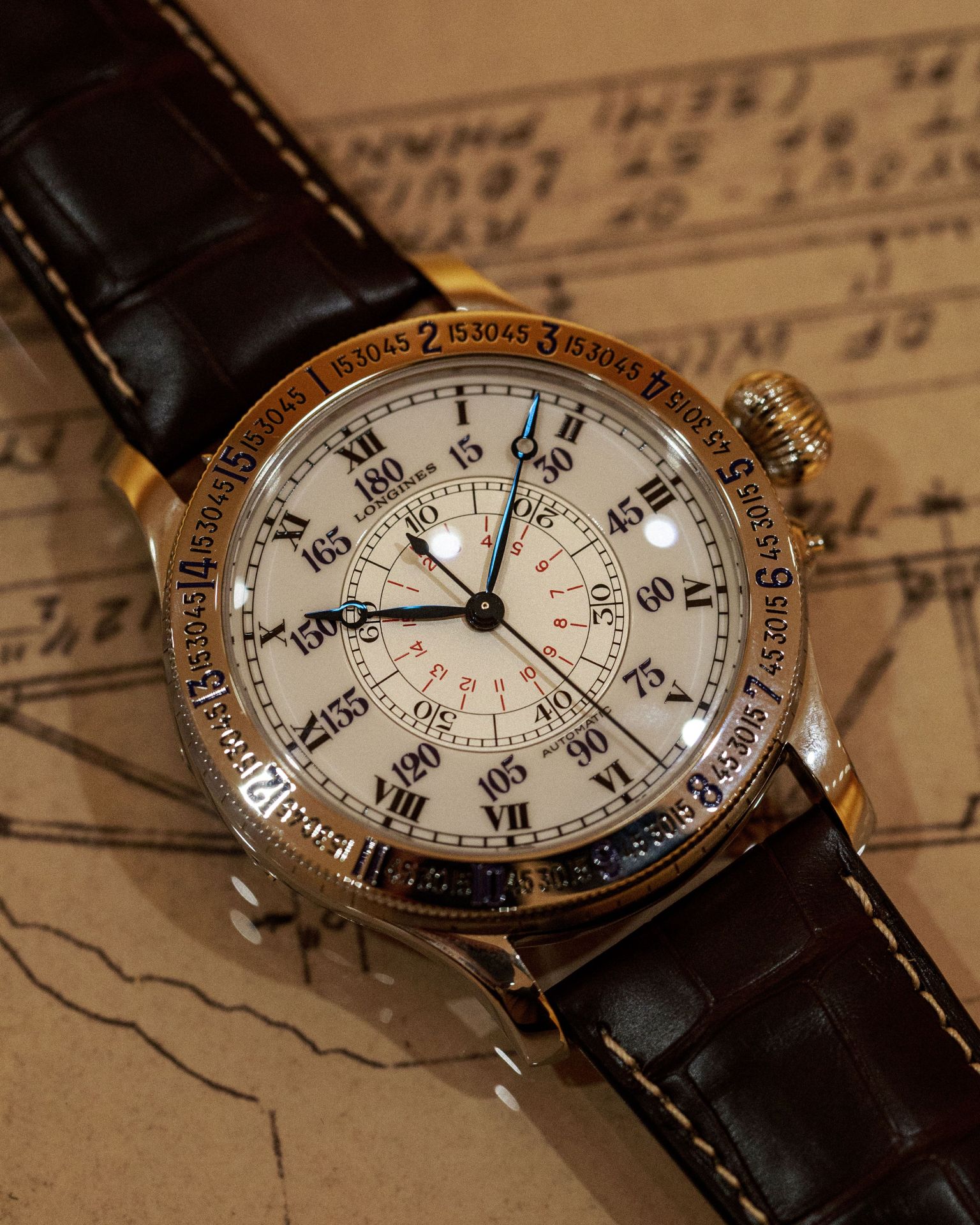 longines lindbergh hour angle