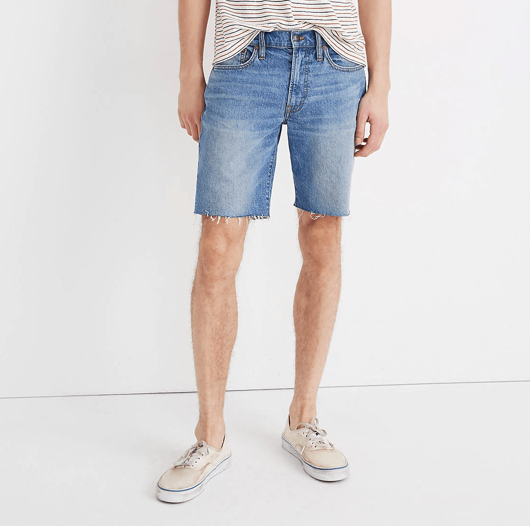 denim shorts