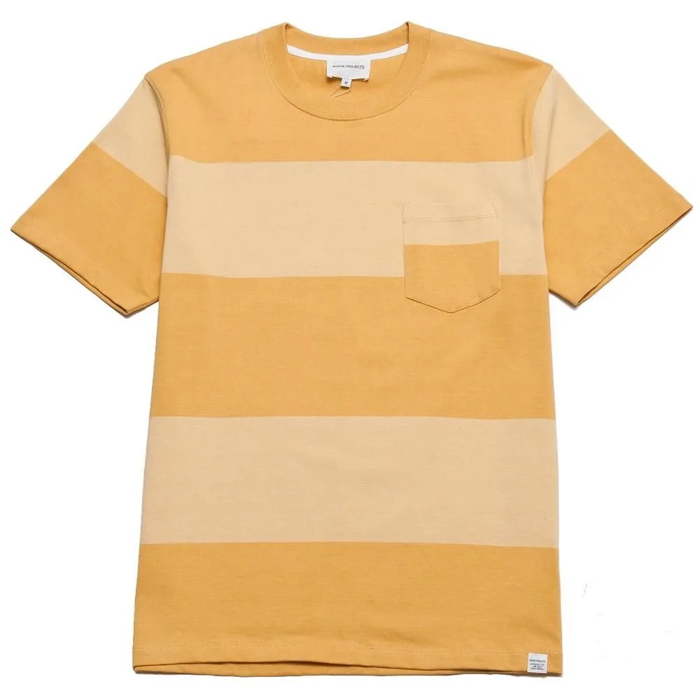 yellow striped shirt