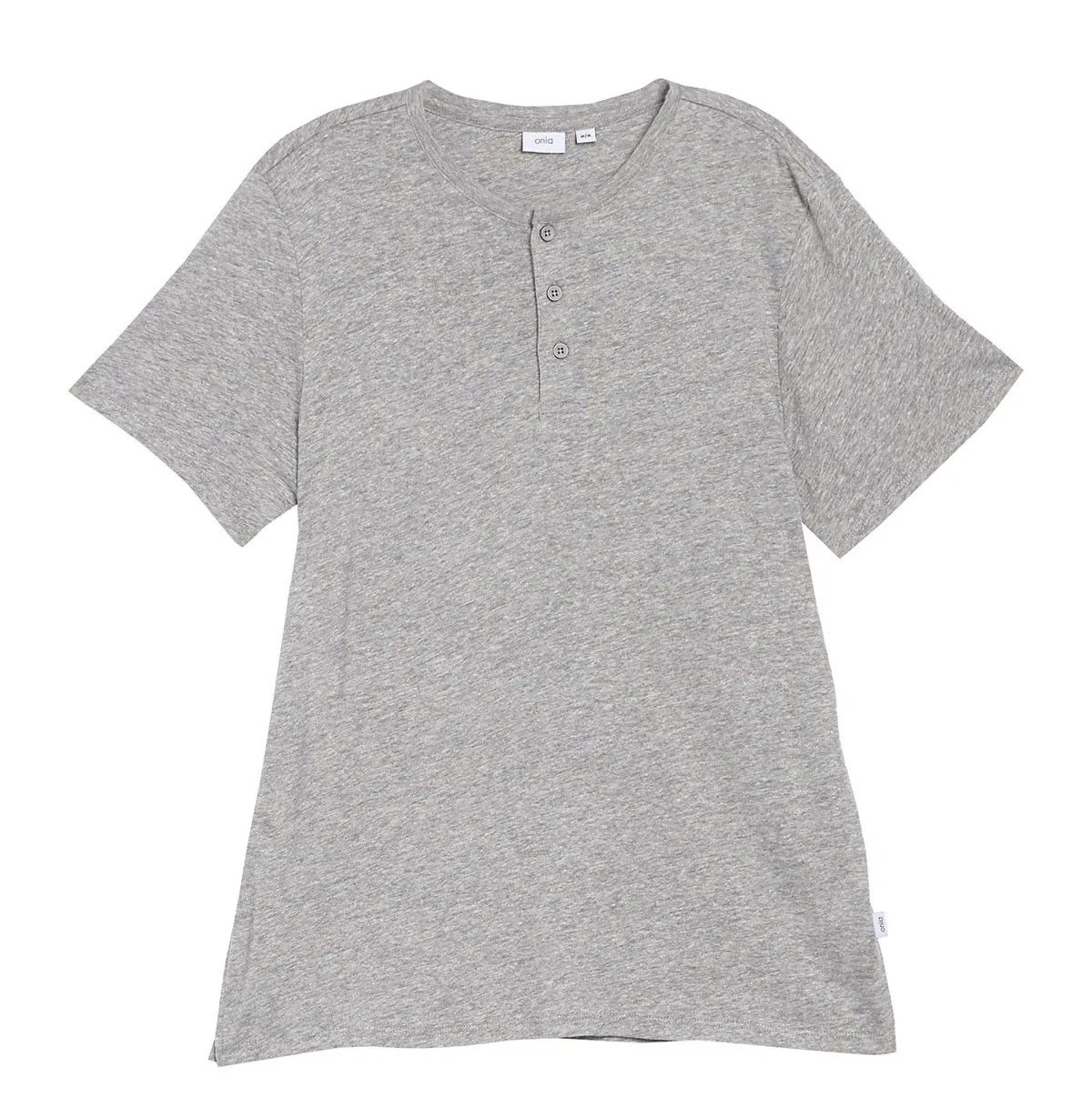 grey henley t shirt