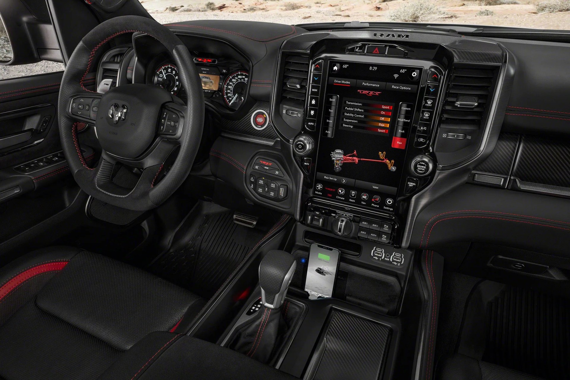 ram 1500 trx interior