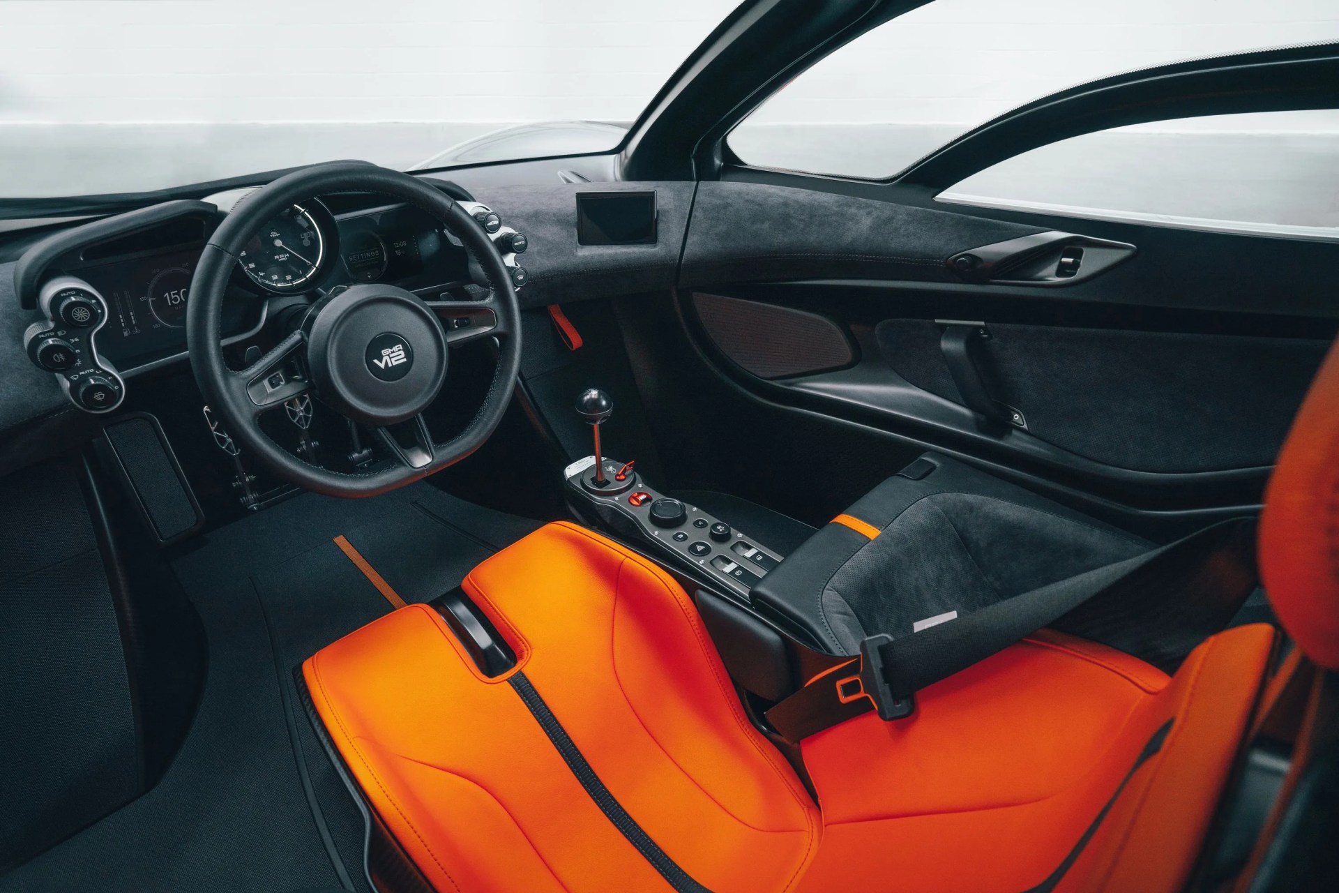 gordon murray t50 supercar interior