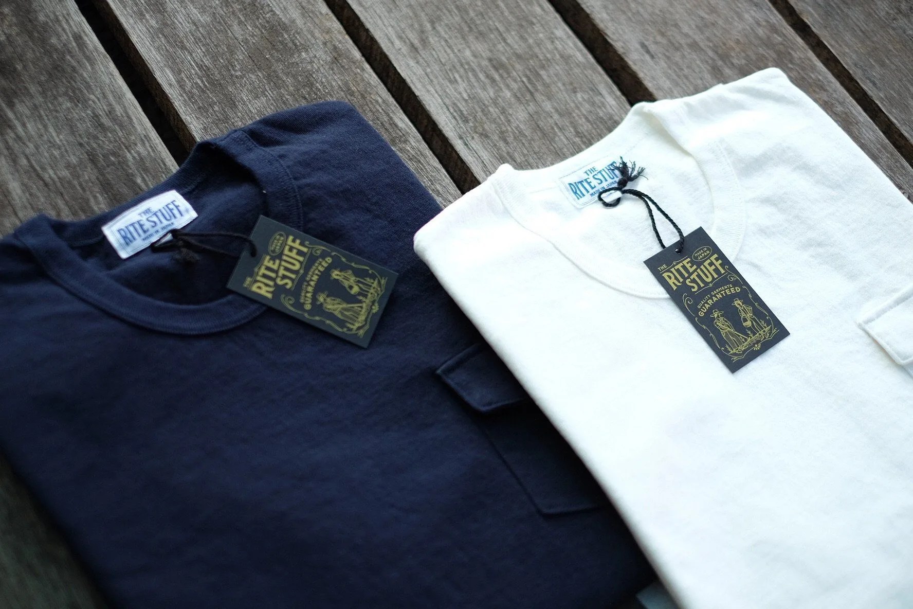 navy and white t shirts