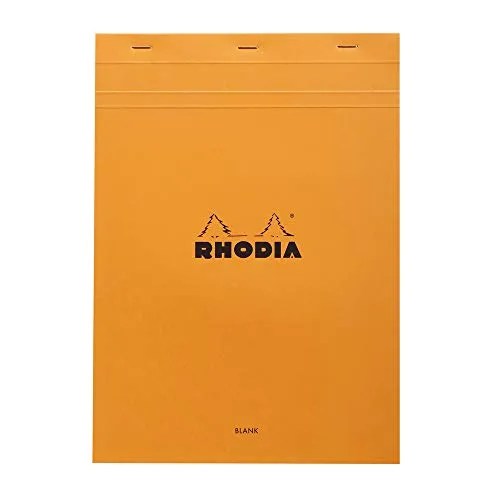 orange rhodia notebook
