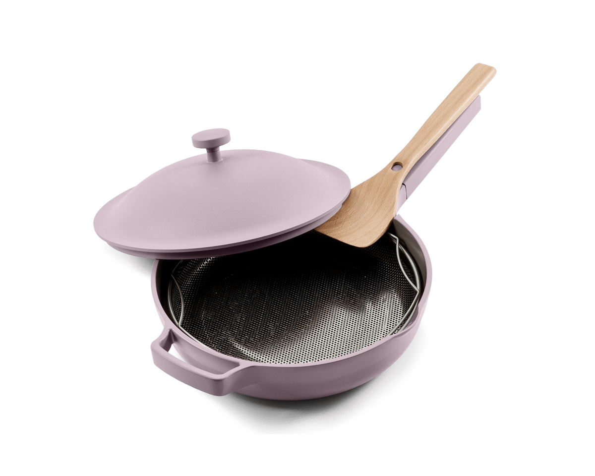 open always pan in lavender